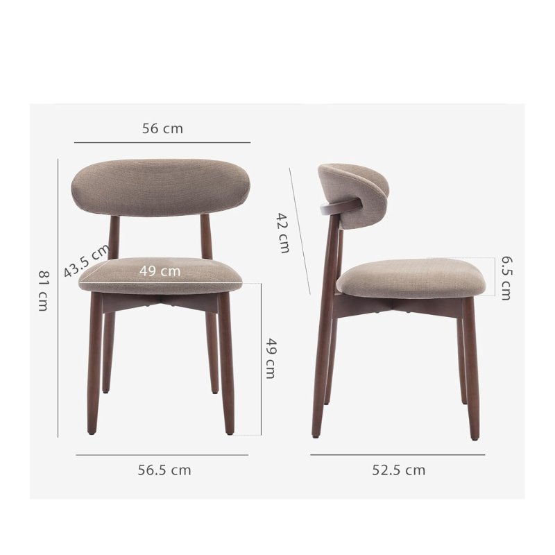 Ringsted Blue Dining Chair - Imagen 6