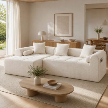 Vordingborg modulär chenille-soffa