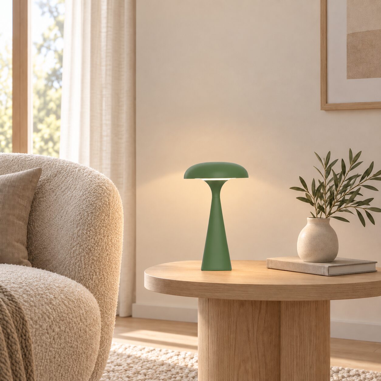 Lámpara de mesa LED Egersund
